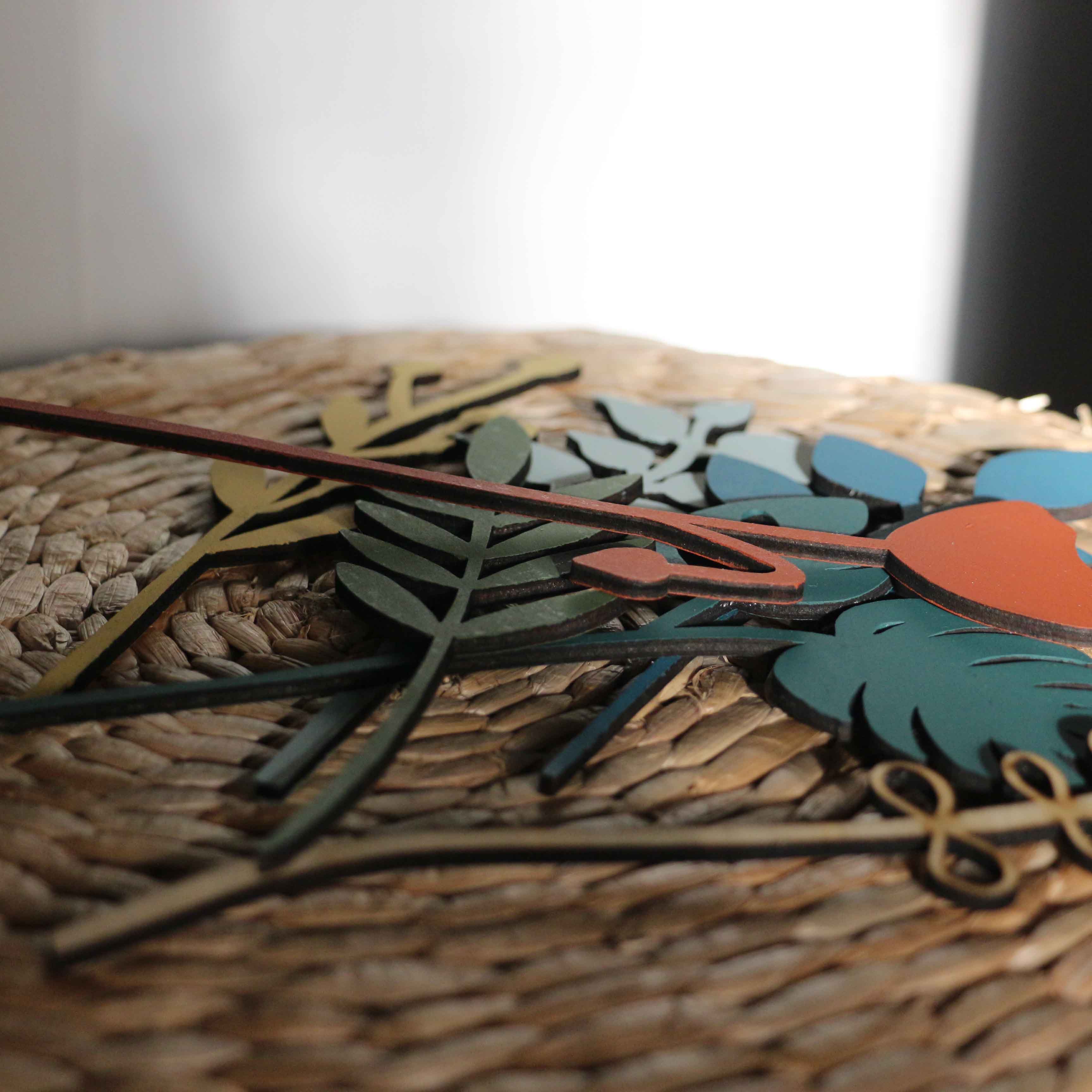 Fleurs en bois fabriquées par Vieilles Branches